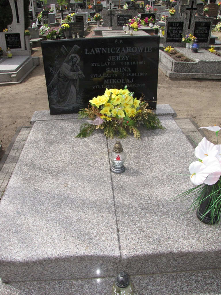 Grób Sabina Ławniczak